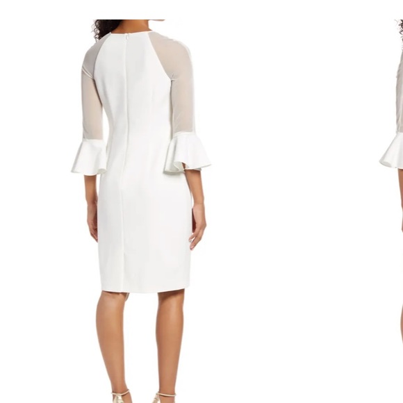 Elija J white midi dress - Picture 2 of 6